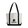 Branded Promotional CANVASBAG in Black Bag From Concept Incentives.