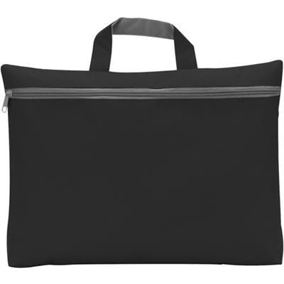 Branded Promotional SEMINAR EXHIBITION BAG in Black Bag From Concept Incentives.