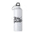 Branded Promotional ALUMAXI 750 ML ALUMINIUM METAL WATER BOTTLE in White Sports Drink Bottle From Concept Incentives.