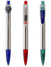 Branded Promotional OVAL BALL PEN in Silver Pen From Concept Incentives.