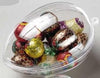 Branded Promotional LARGE EGG SHAPE CONTAINER in Clear Transparent Box From Concept Incentives.