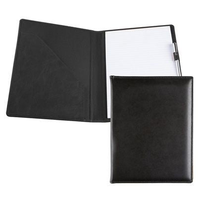 Branded Promotional E LEATHER A4 CONFERENCE FOLDER Folder from Concept Incentives