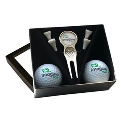 Branded Promotional SUNNINGDALE GIFT BOX Golf Gift Set From Concept Incentives.