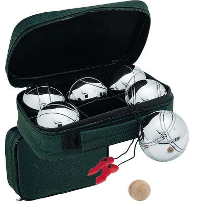 Branded Promotional BIG BOULES GAME in Green Boules Game Set From Concept Incentives.
