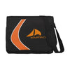 Branded Promotional BOOMERANG DOCUMENT BAG in Orange Bag From Concept Incentives.