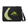 Branded Promotional BOOMERANG DOCUMENT BAG in Green Bag From Concept Incentives.