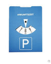 Branded Promotional SQUARE CAR PARKING ROUND DISC in Blue Parking Timer From Concept Incentives.