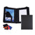 Branded Promotional A5 ZIP CONFERENCE FOLDER in Black Matt Lustre Torino PU Leather Conference Folder From Concept Incentives.
