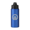 Branded Promotional ALUMINIUM METAL URBAN DRINK BOTTLE in Blue Sports Drink Bottle From Concept Incentives.