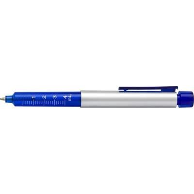 Branded Promotional PLASTIC SYRINGE SHAPE BALL PEN in Blue Pen From Concept Incentives.