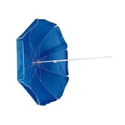 Branded Promotional PARASOL in Blue Parasol Umbrella From Concept Incentives.