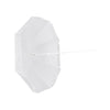 Branded Promotional PARASOL in White Parasol Umbrella From Concept Incentives.