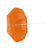 Branded Promotional PARASOL in Orange Parasol Umbrella From Concept Incentives.