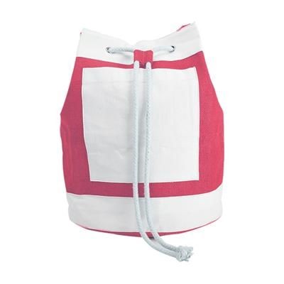 Branded Promotional BEACH BAG POCKET AND 1 SHOULDER STRAP Beach Bag From Concept Incentives.
