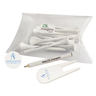 Branded Promotional DOUGLAS PILLOW PACK Golf Gift Set From Concept Incentives.