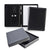 Branded Promotional ASCOT HIDE LEATHER DELUXE ZIP CONFERENCE FOLDER in Black Conference Folder From Concept Incentives.