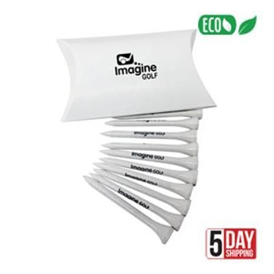 Branded Promotional ABBEY ECO PILLOW PACK Golf Tee Pack From Concept Incentives.