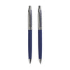 Branded Promotional MASTERMIND WRITING SET in Blue Pen Set From Concept Incentives.