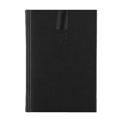 Branded Promotional EURO TOP SABANA DIARY in Black Diary From Concept Incentives.