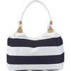 Branded Promotional NAUTICA TRAVEL BAG in Blue & White Stripe Bag From Concept Incentives.