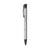 Branded Promotional EBONY RUBBER PEN in Silver Pen From Concept Incentives.