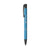 Branded Promotional EBONY RUBBER PEN in Light Blue Pen From Concept Incentives.