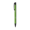 Branded Promotional EBONY RUBBER PEN in Light Green Pen From Concept Incentives.