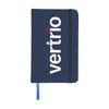Branded Promotional POCKET NOTE BOOK A6 in Navy Blue Note Pad From Concept Incentives.