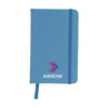 Branded Promotional POCKET NOTE BOOK A6 in Cyan Note Pad From Concept Incentives.