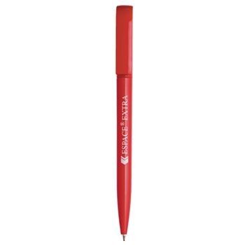 Branded Promotional ESPACE EXTRA TWIST ACTION PLASTIC BALL PEN in Red Pen From Concept Incentives.