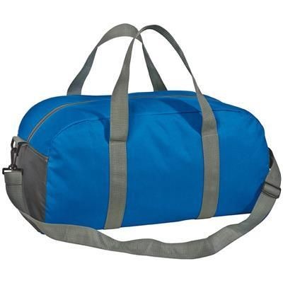 Branded Promotional GASPAR SPORTS BAG in Blue Bag From Concept Incentives.