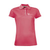 Branded Promotional SOLS CRICKET POLO LADIES in Fluorescent Pink Polo Shirt From Concept Incentives.