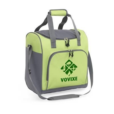 Branded Promotional COOLERBAG in Lime Cool Bag From Concept Incentives.