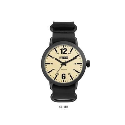 Branded Promotional BLACK IONIC PLATED MENS WATCH Watch From Concept Incentives.