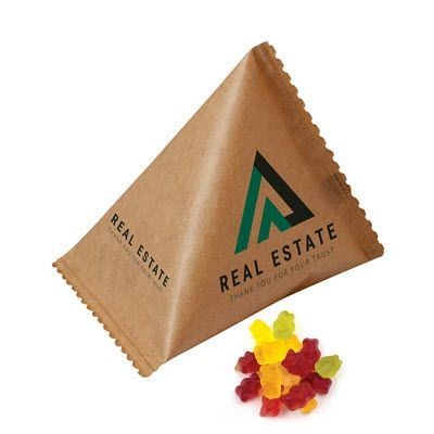 Branded Promotional PYRAMID BAG Sweets From Concept Incentives.