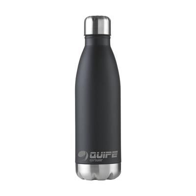 Branded Promotional TOPFLASK 500 ML DRINK BOTTLE in Black Sports Drink Bottle From Concept Incentives.