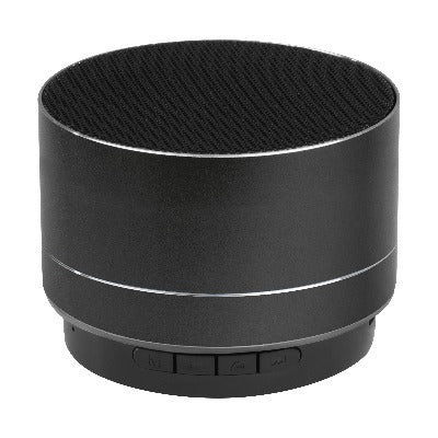 Branded Promotional ALUMINIUM METAL BLUETOOTH SPEAKER in Black Speakers From Concept Incentives.