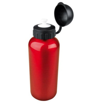 Branded Promotional CHARLOTTE METAL SPORTS DRINK BOTTLE in Red Sports Drink Bottle From Concept Incentives.