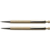 Branded Promotional MALONE WOOD PEN SET includes Wood Ball Pen & Mechanical Propelling Pencil in Matching Wood Presentat Pen Set From Concept Incentives.