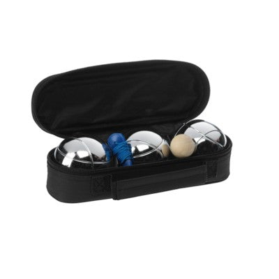 Branded Promotional JEU DE BOULES in Black Boules Game Set From Concept Incentives.
