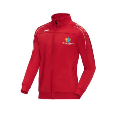 Branded Promotional JAKO¬Æ POLYESTER JACKET CLASSICO CHILDRENS in Red Jacket From Concept Incentives.