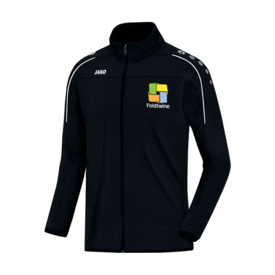 Branded Promotional JAKO¬Æ TRAININGS JACKET CLASSICO CHILDRENS in Black Jacket From Concept Incentives.