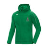 Branded Promotional JAKO¬Æ TRAININGS JACKET CLASSICO CHILDRENS in Green Jacket From Concept Incentives.