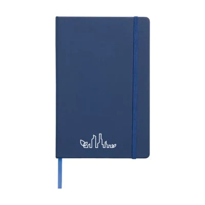 Branded Promotional POCKET NOTE BOOK A5 in Blue Jotter From Concept Incentives.