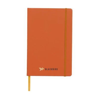 Branded Promotional POCKET NOTE BOOK A5 in Orange Jotter From Concept Incentives.