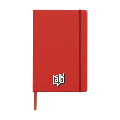 Branded Promotional POCKET NOTE BOOK A5 in Red Jotter From Concept Incentives.