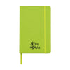 Branded Promotional POCKET NOTE BOOK A5 in Light Green Jotter From Concept Incentives.