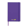 Branded Promotional POCKET NOTE BOOK A5 in Purple Jotter From Concept Incentives.