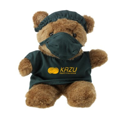 Branded Promotional DOC TEDDY BEAR in Brown Soft Toy From Concept Incentives.