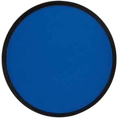 Branded Promotional FOLDING FRISBEE with Polyester Case in Blue Frisbee From Concept Incentives.